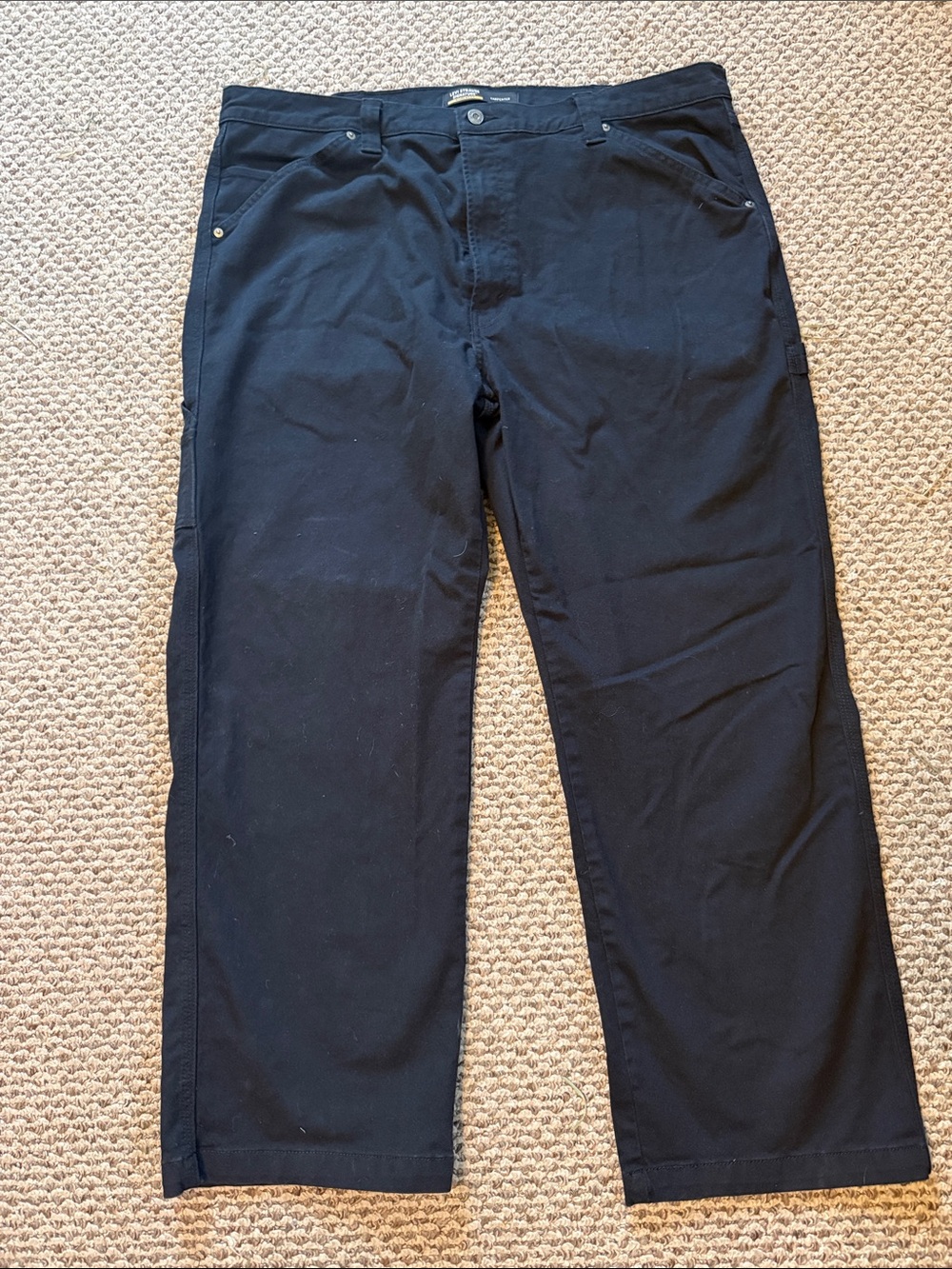Levi's Black Cargo Pants with Utility Pockets